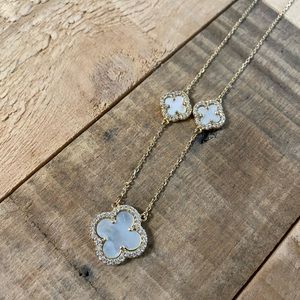 Gold Clover Necklace